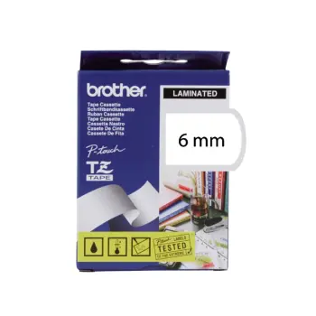 lettertape brother p-touch tz111 6mm transp/z