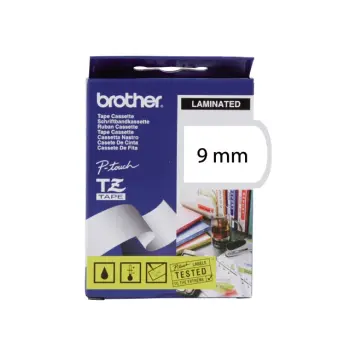lettertape brother p-touch tz121 9mm transp/z