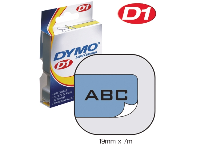 Labeltape Dymo LabelManager D1 polyester 19mm