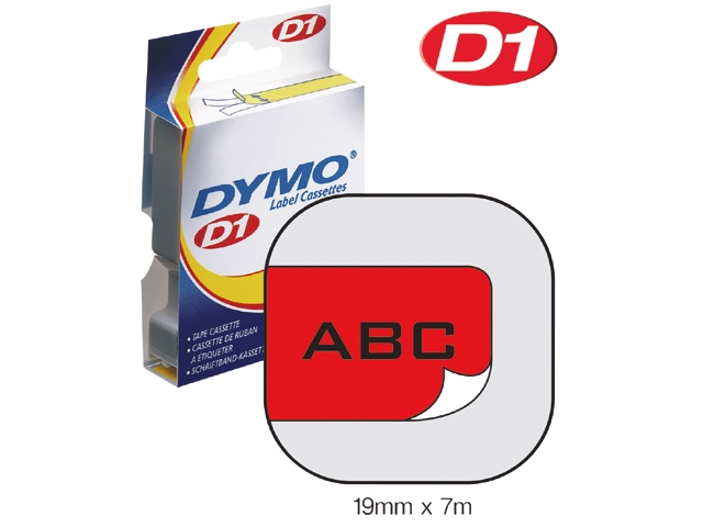 Labeltape Dymo LabelManager D1 polyester 19mm