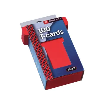 planbord t-kaart lynx a5548-222 48mm rood