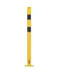 Rampaal zwart-geel 1200mm x 89mm voetmontage