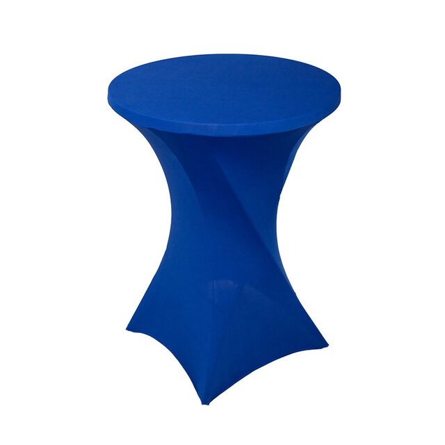 Tafelrok brasq blauw voor statafel