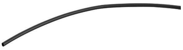 Krimpkous zonder lijm zwart 13mm
