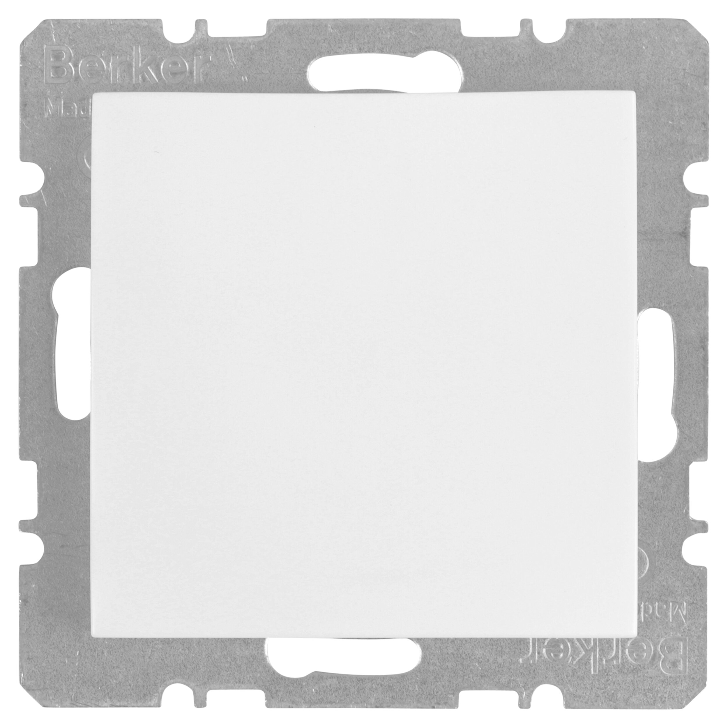 Berker S1 blindplaat inbouw polarwit