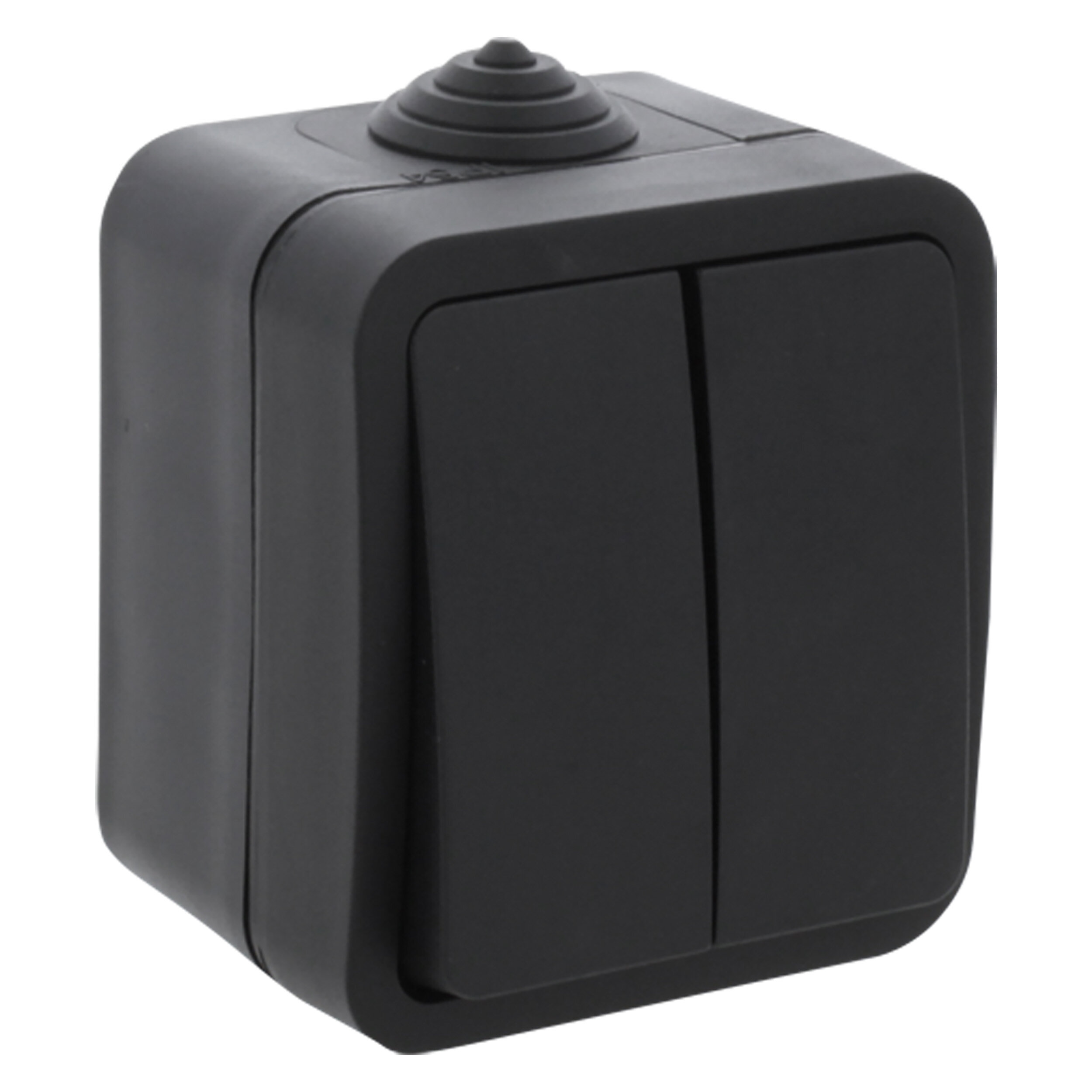 Q-Link schakelaar opbouw serie  zwart