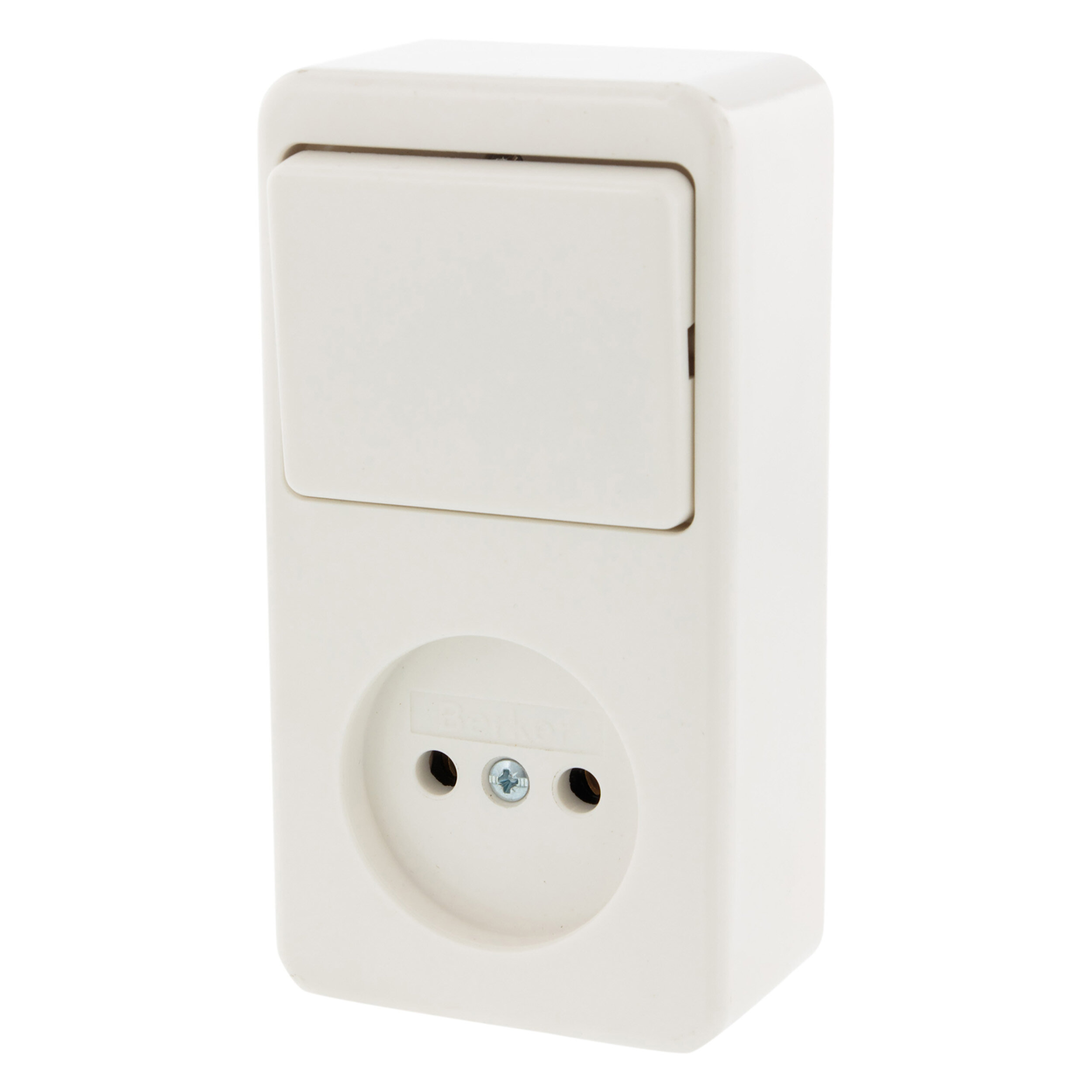 Berker combinatie  opbouw  wissel + wcd 1-v