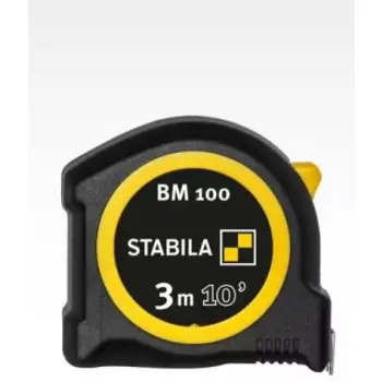 Stabila rolmaat BM100,16mm 3m (10'),cm/inch