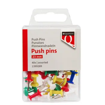 Push pins Quantore 40 stuks assorti