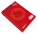 Kopieerpapier Quantore Colour A4 80gr felrood