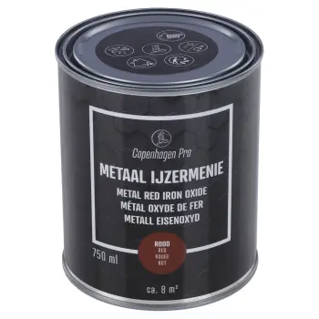 Copenhagen pro ijzermenie metaal rood 750ml
