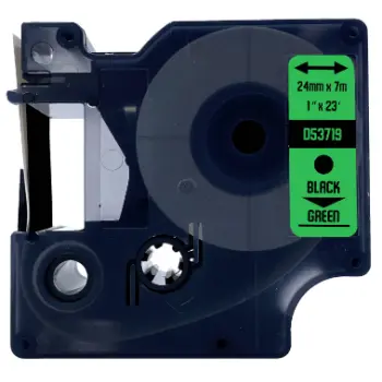 DULA Dymo D1 53719 - S0720990 zwart op groen