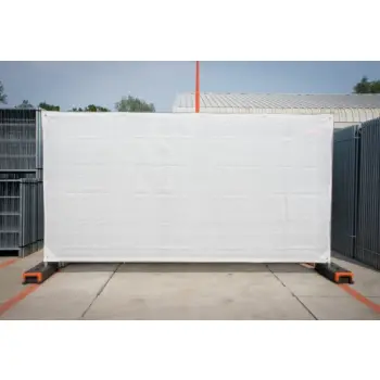 Bouwhekdoek winddoorlatend wit 345x180cm