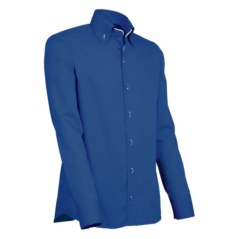 GC heren overhemd koningsblauw 3XL