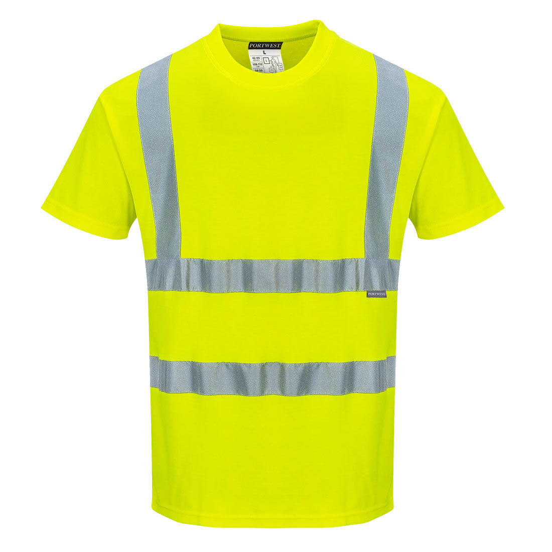 Portwest t-shirt S170 fluor geel 5XL