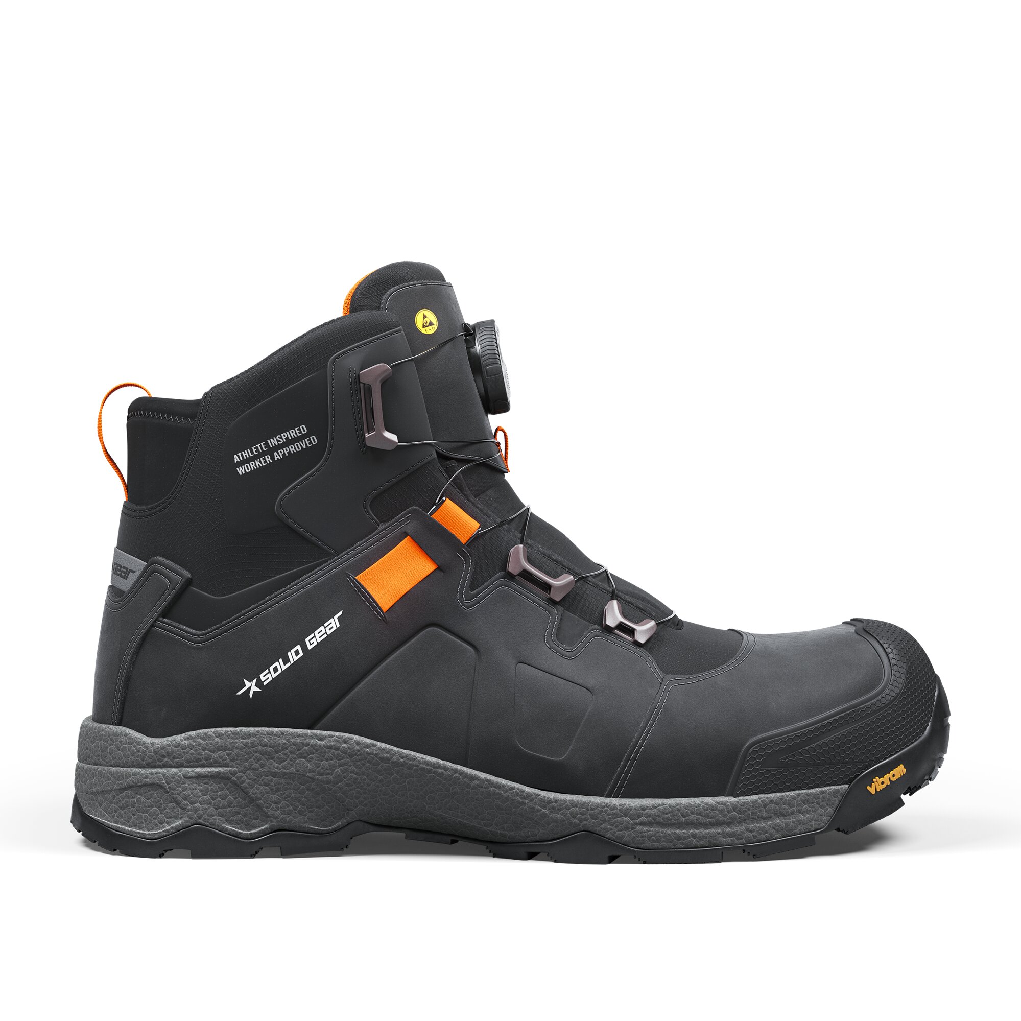 Solid Gear schoen Vapor 3 Mid S3S zwart 46