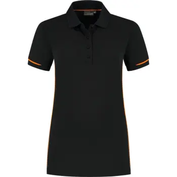 Santino dames polo Carsen zwart 2XL