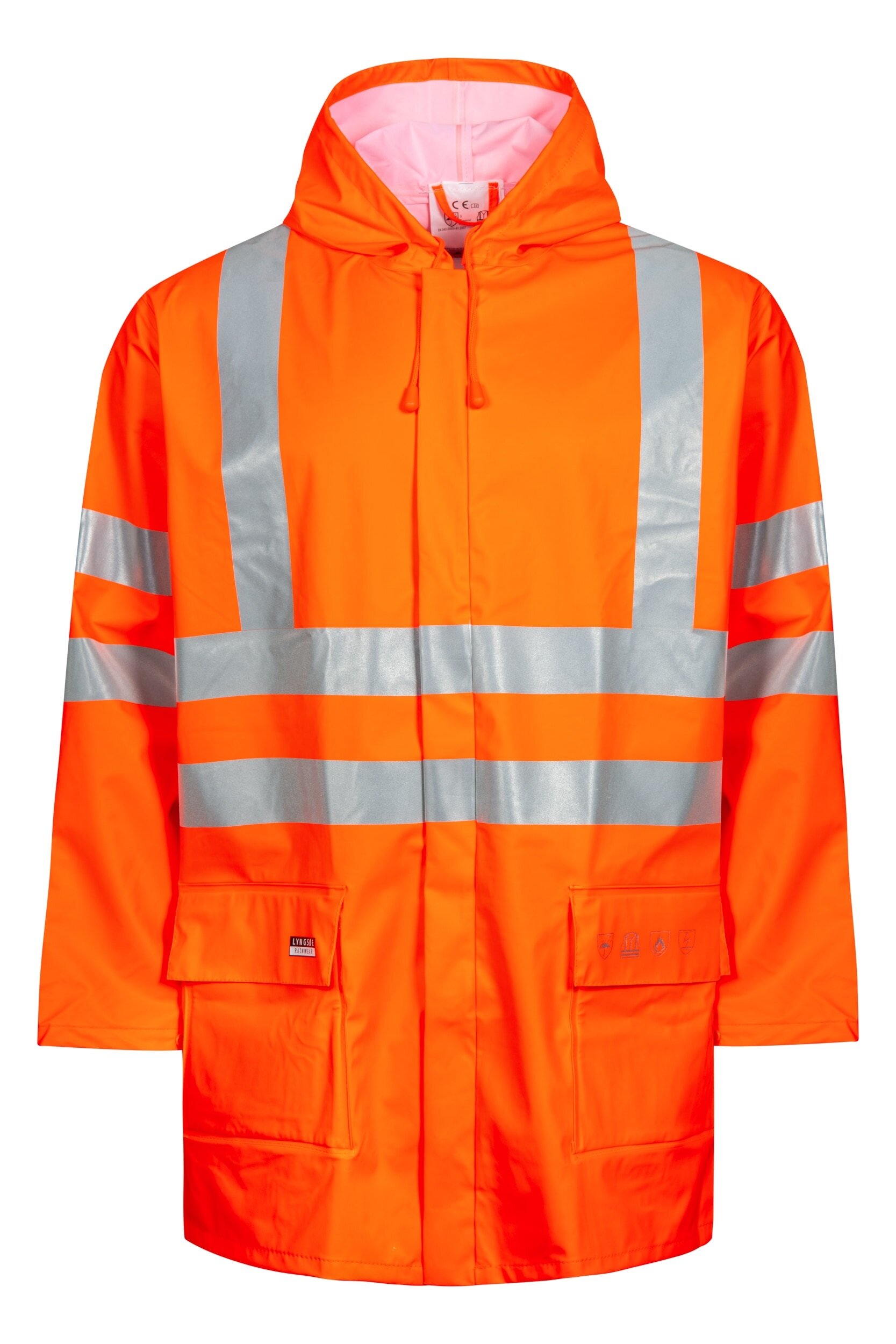 Lyngsoe regenjas Hi-Vis oranje XS
