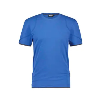 Dassy t-shirt Kinetic azuurblauw/grijs XL
