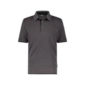Dassy polo Orbital antracietgrijs/zwart M