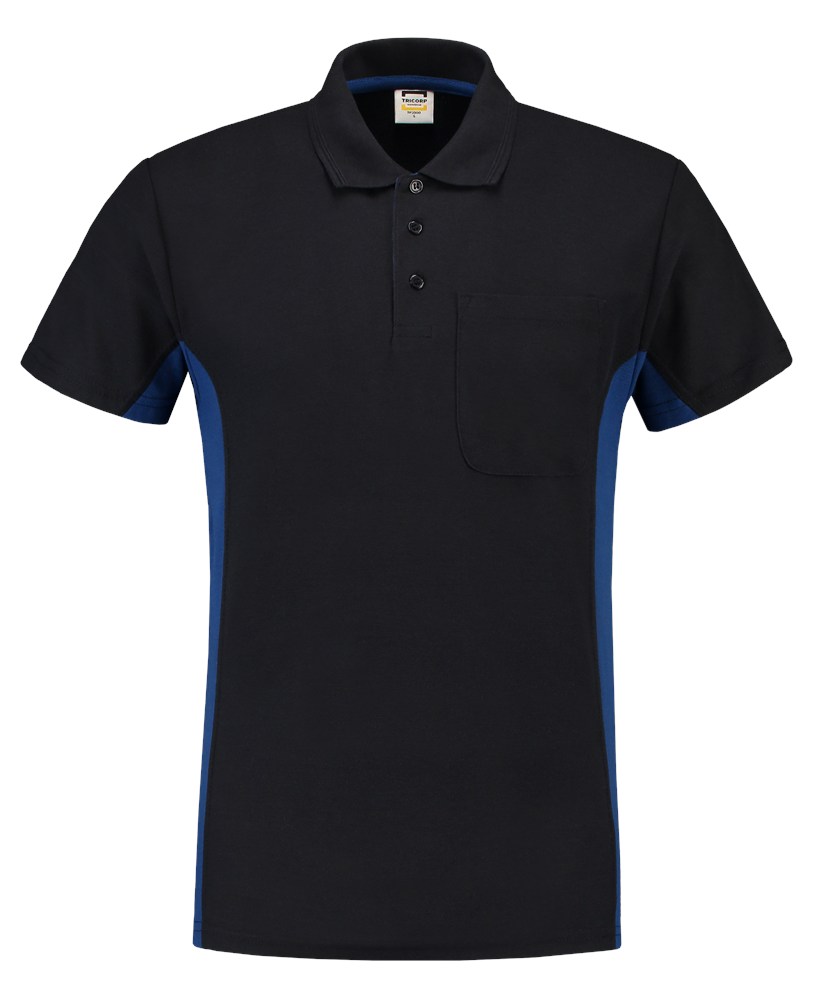 Afbeelding TRICORP WORKWEAR poloshirt bicolor borstzak 202002