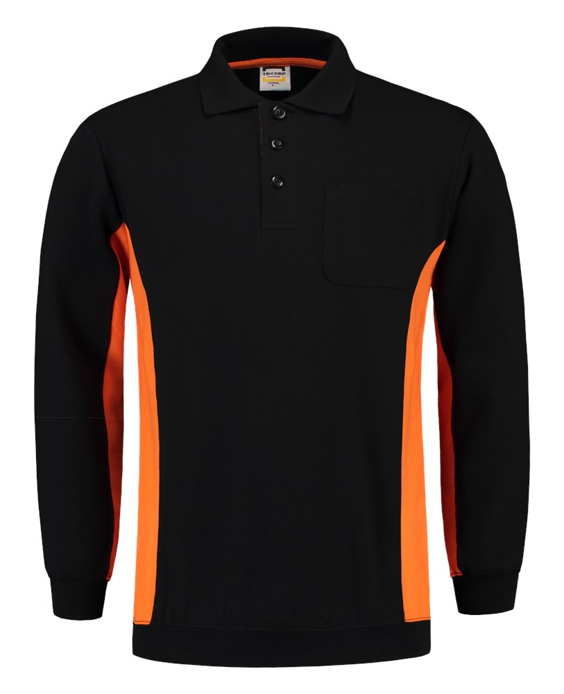 Afbeelding TRICORP WORKWEAR polosweater bicolor borstzak 302001