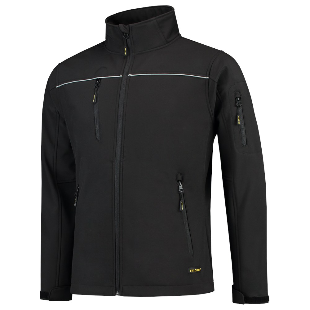 Tricorp softshell kids zwart 128