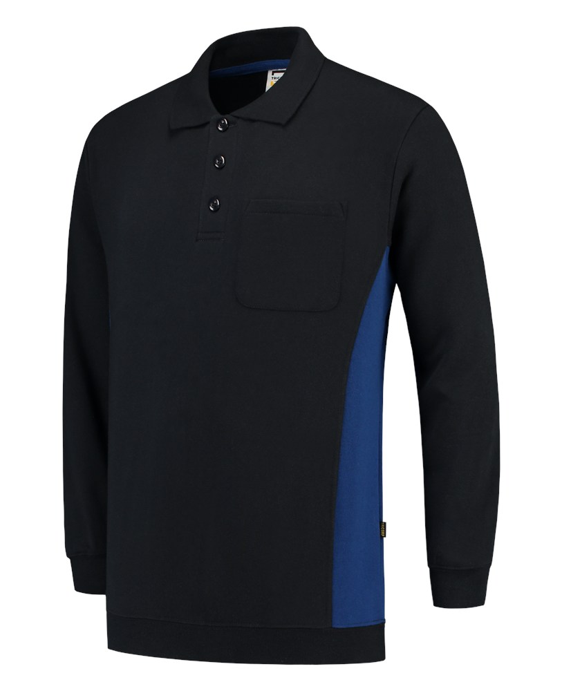 Afbeelding TRICORP WORKWEAR polosweater bicolor borstzak 302001