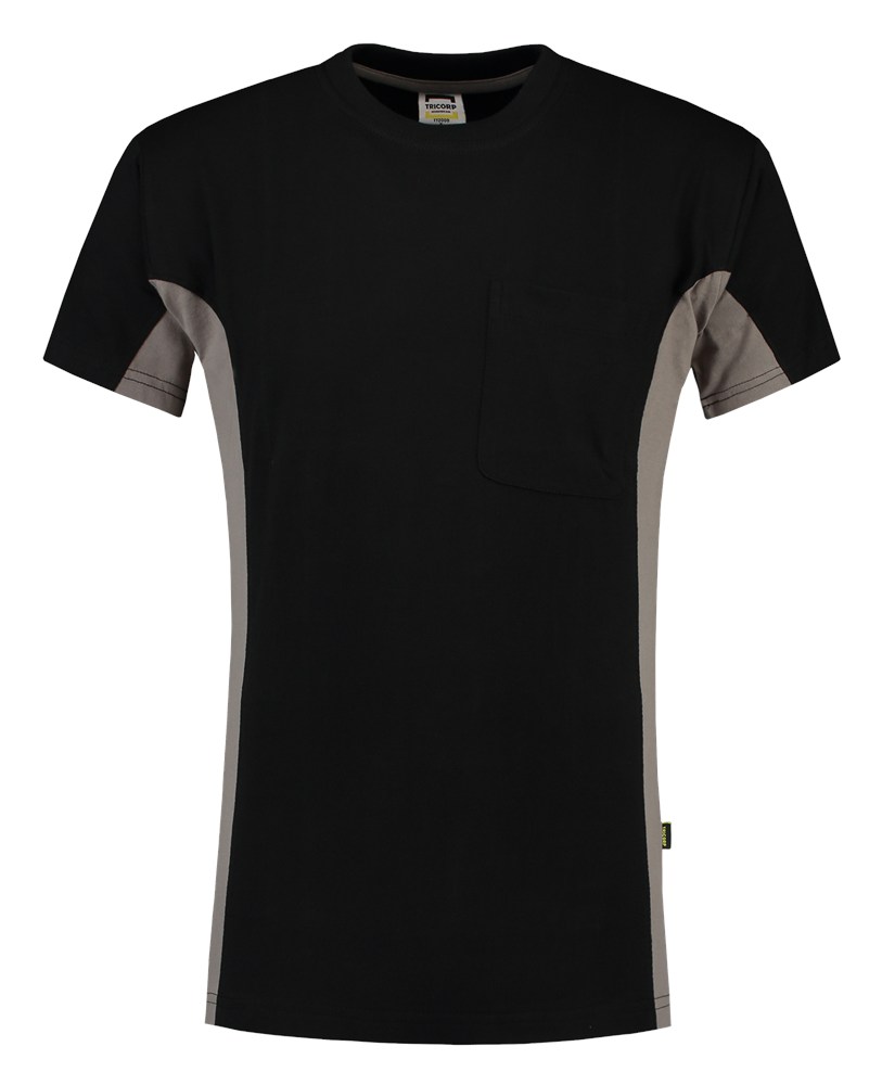 Afbeelding TRICORP WORKWEAR t-shirt bicolor borstzak 102002