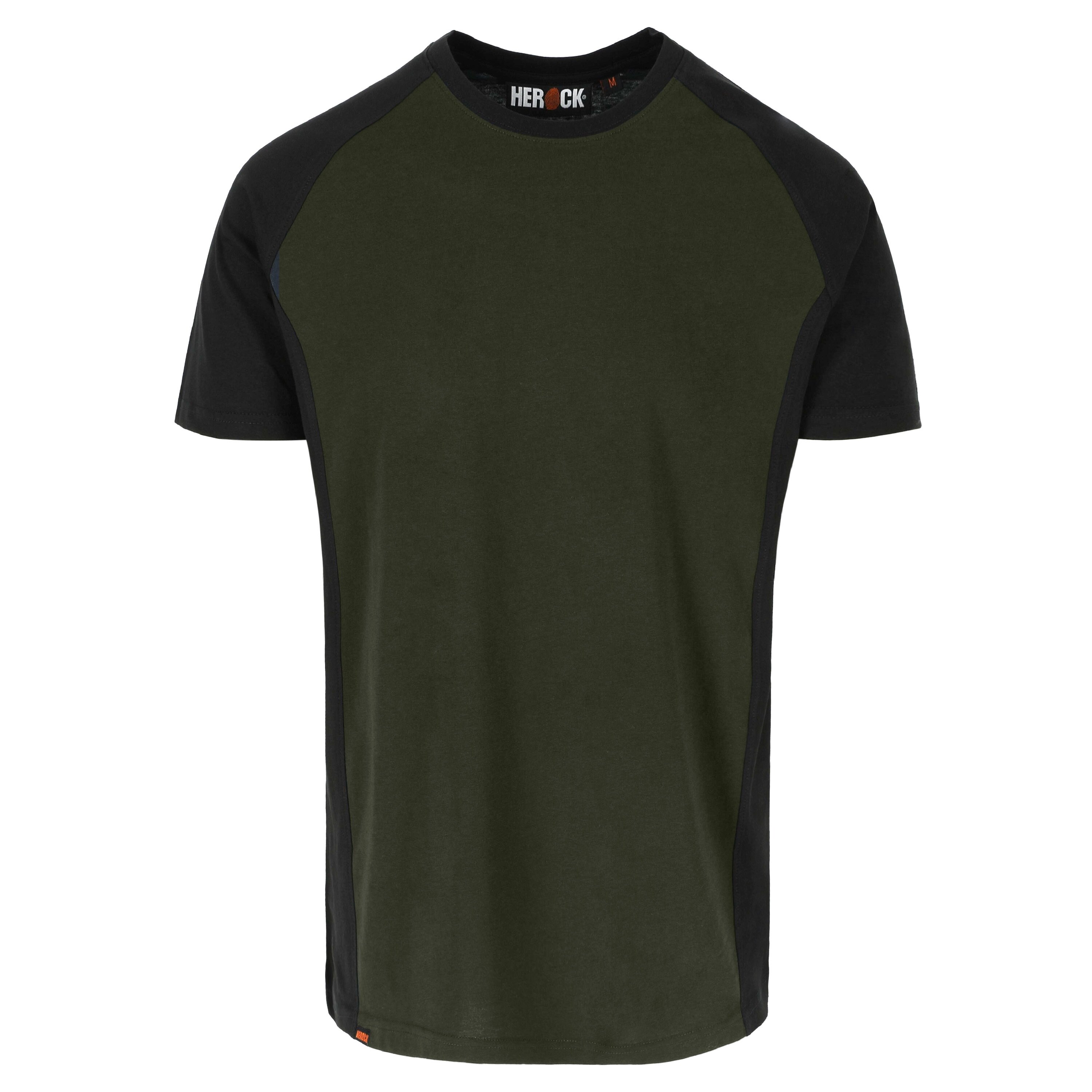 Herock t-shirt Tori donker kaki/zwart 3XL