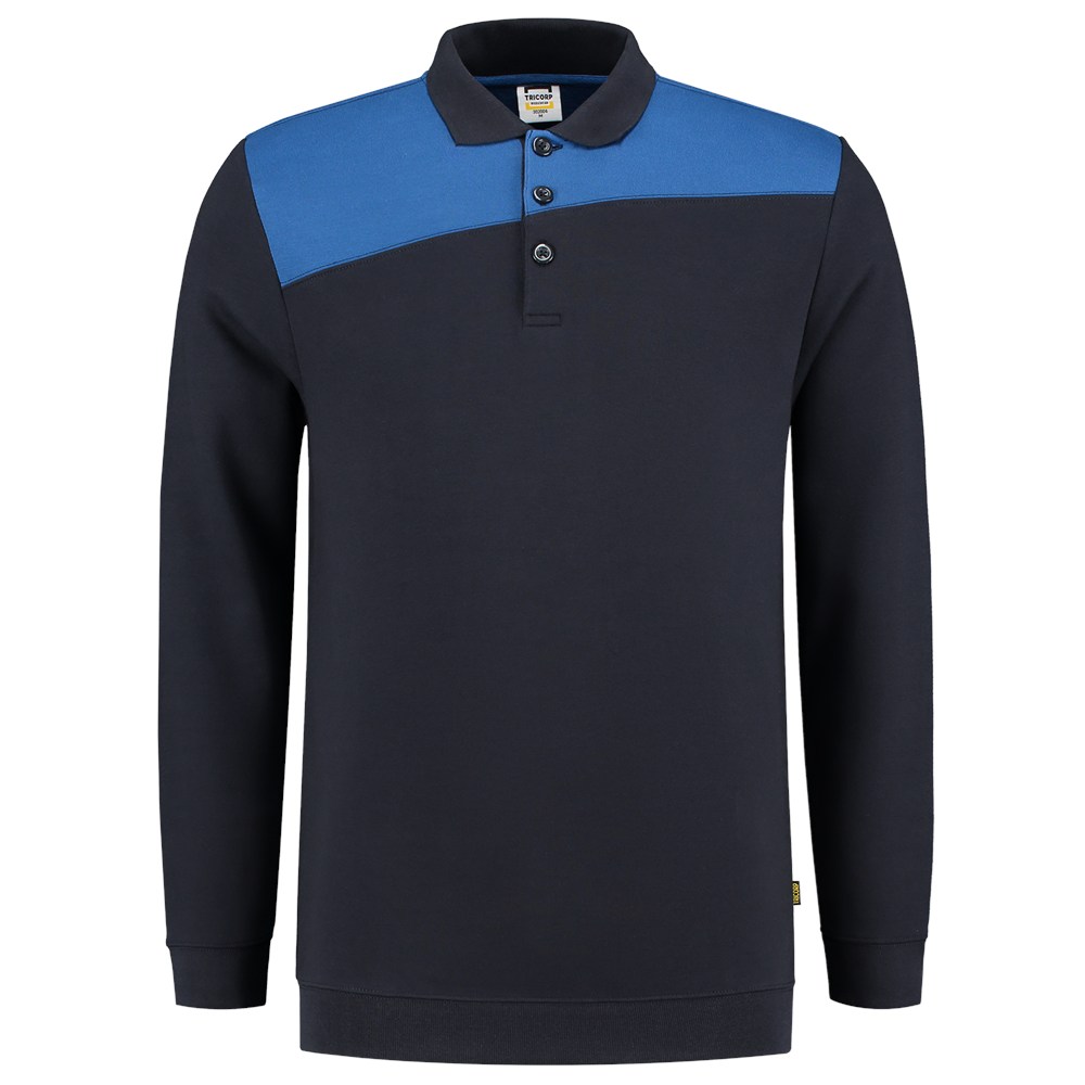 Afbeelding TRICORP WORKWEAR polosweater bicolor naden 302004