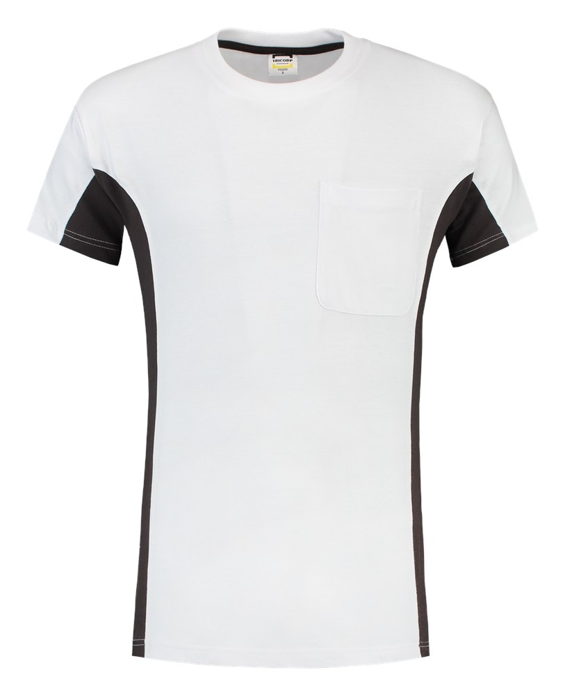Afbeelding TRICORP WORKWEAR t-shirt bicolor borstzak 102002