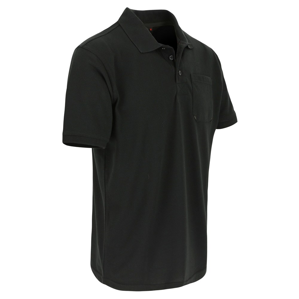 Leo polo shirt zwart XL