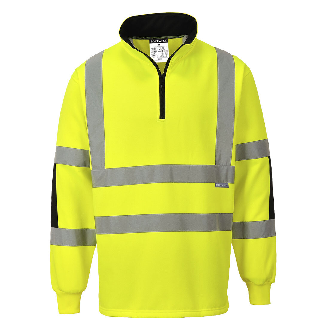 PortWest rugby shirt Xenon Hi-Vis geel S
