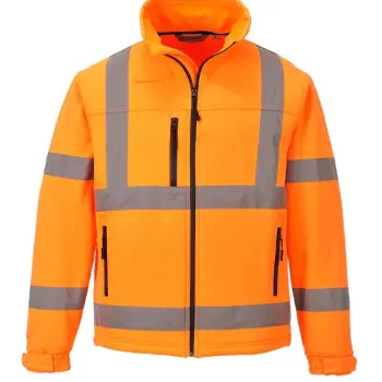 PortWest softshell S424 hi-vis oranje