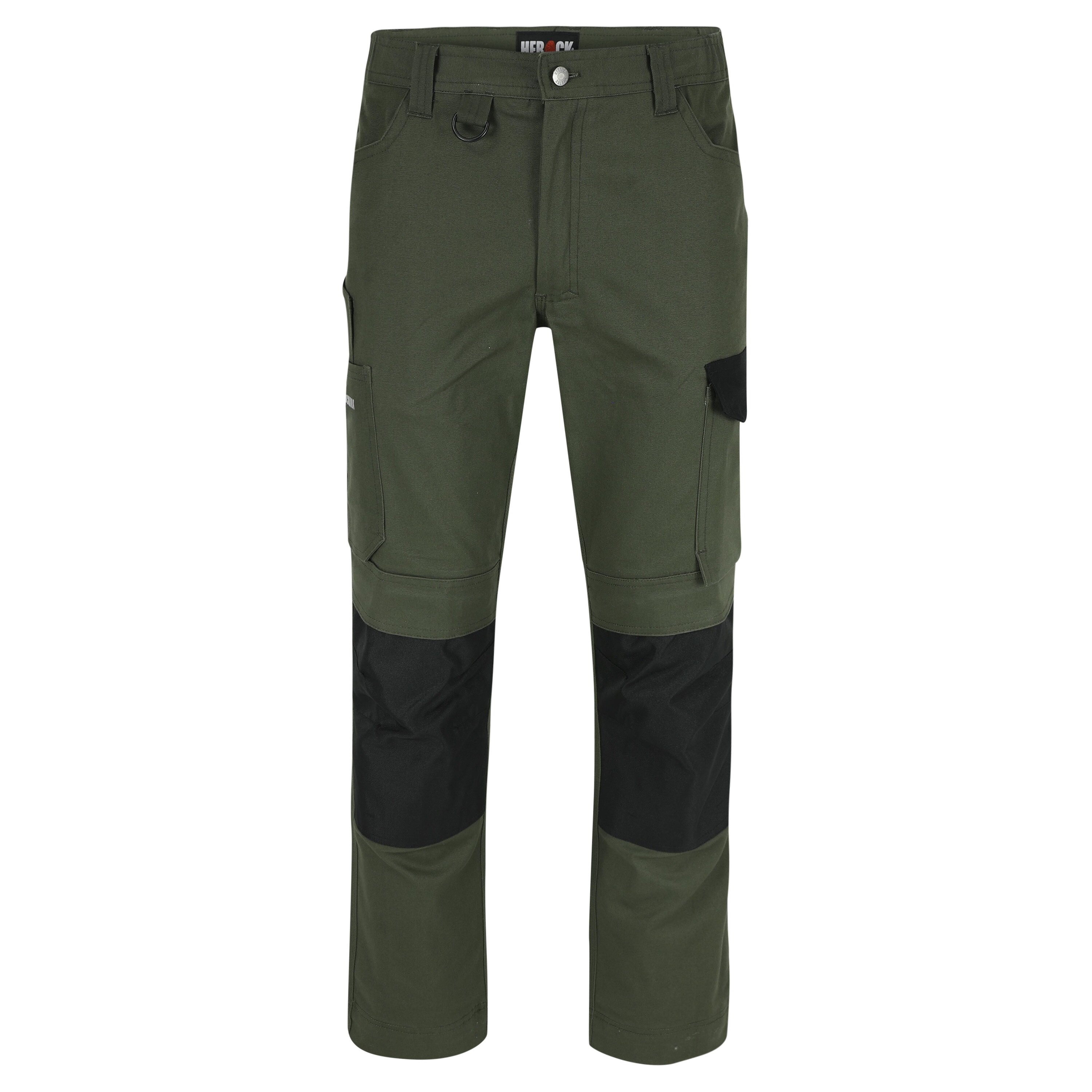 Herock broek Dero donker kaki/zwart 54