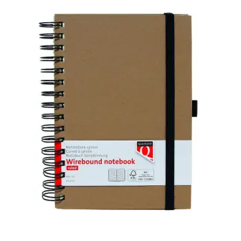 Notitieboek Quantore A5 spiraal lijn 192blz