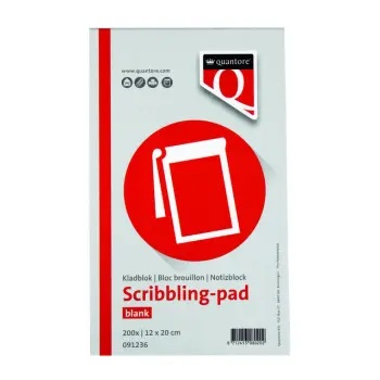 Kladblok Quantore 12x20cm 200vel