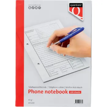 Telefoonnotitieblok Quantore 100vel 60gr