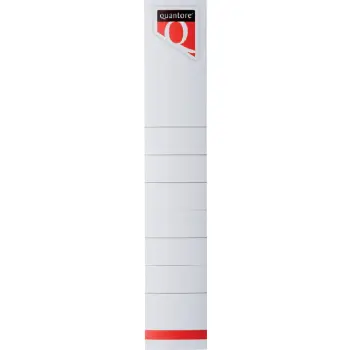 Rugetiket Quantore smal 34x190mm