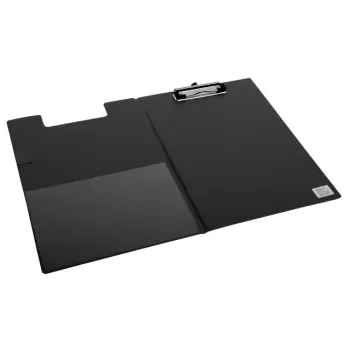 Klembordmap Quantore A4 staand PVC zwart