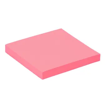 Memoblok Quantore 76x76mm roze 100 vel