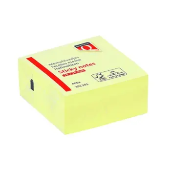 Memoblok Quantore 76x76mm 400 geel 400 vel