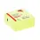 Memoblok Quantore 76x76mm 400 geel 400 vel