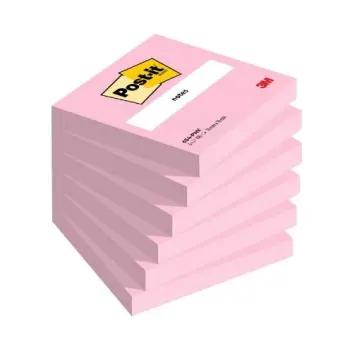 3m post-it 654 76x76mm roze 6 stuks