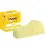 Memoblok Post-it 655 76x127mm geel 12 stuks