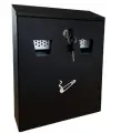 Wandasbak BRASQ 32x26cm zwart