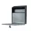 Wandasbak BRASQ 32x26cm zwart