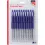 Balpen Quantore drukknop blauw 10 stuks