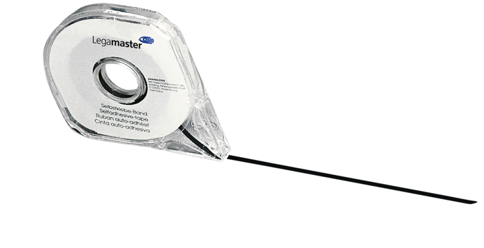Verdeeltape Legamaster 2,5mmx16m zwart